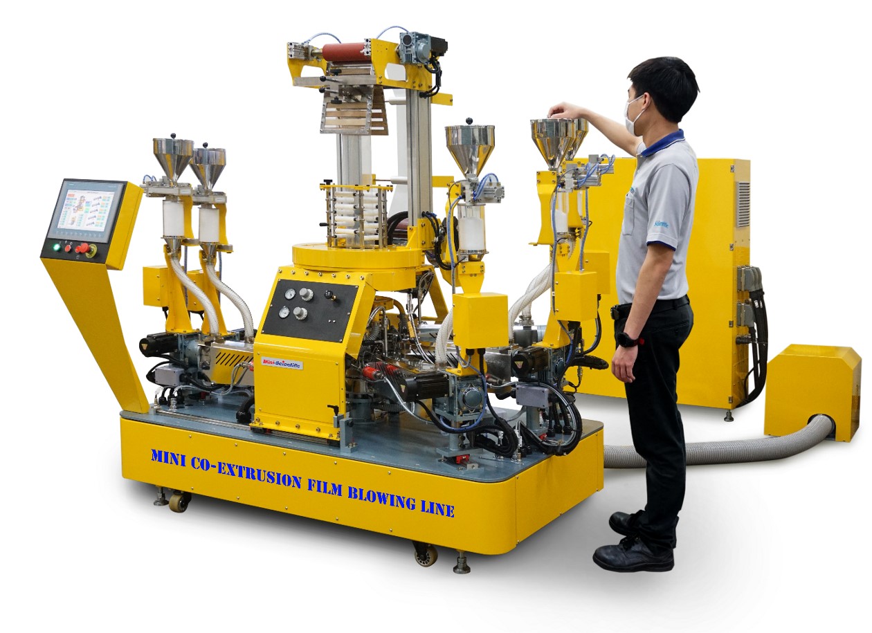 Mini 3 and 5 layers  Co-Extrusion Film Blowing Line